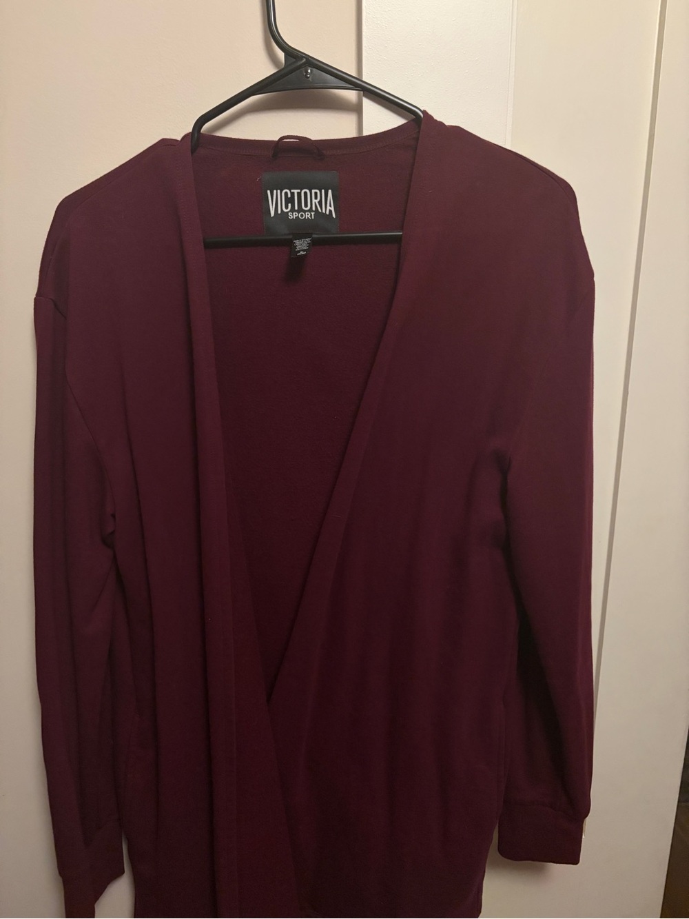 Victoria Sport Women's Open-Front Cardigan - Wine